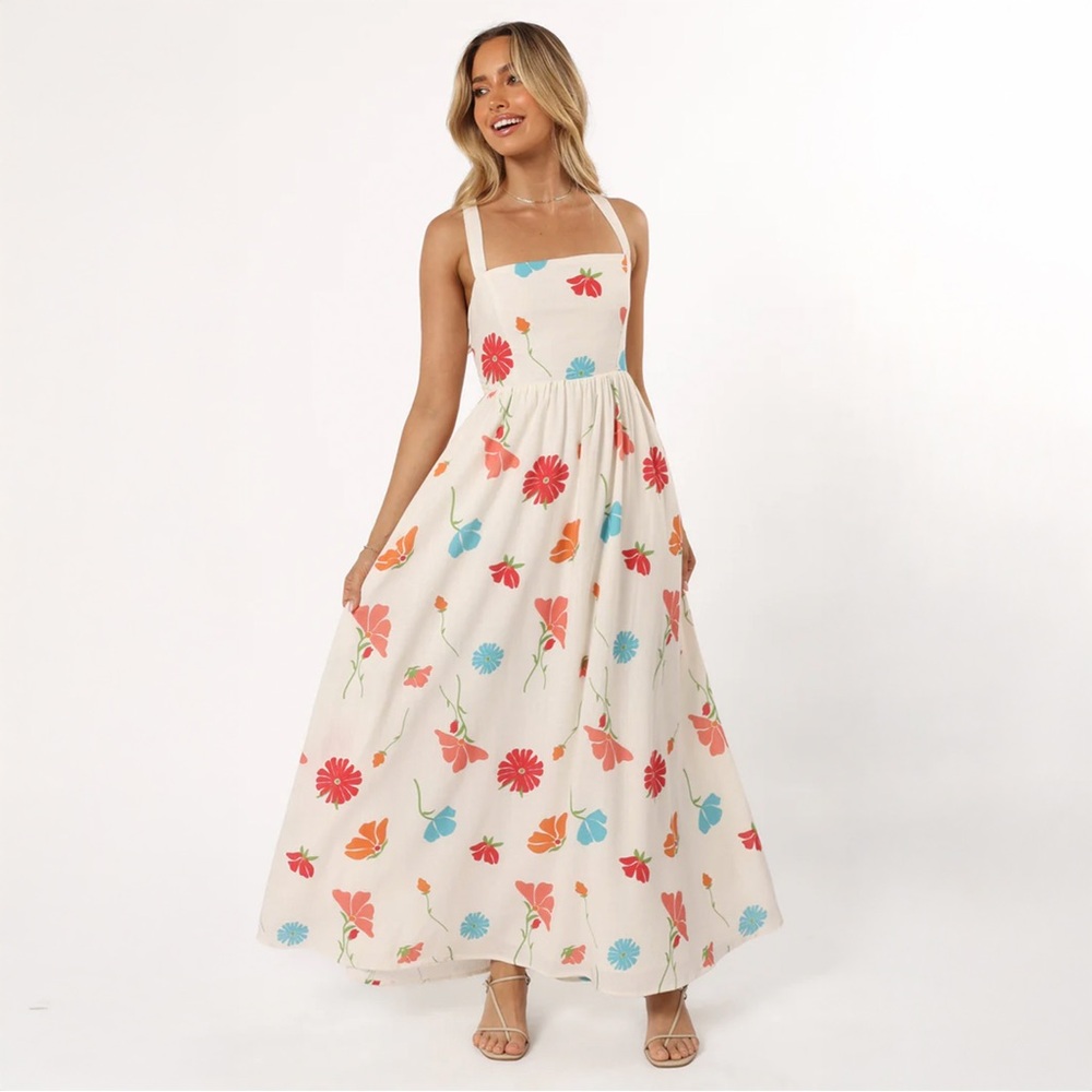 Petal + Pup Hazel Maxi Dress - Multi Floral - Size S